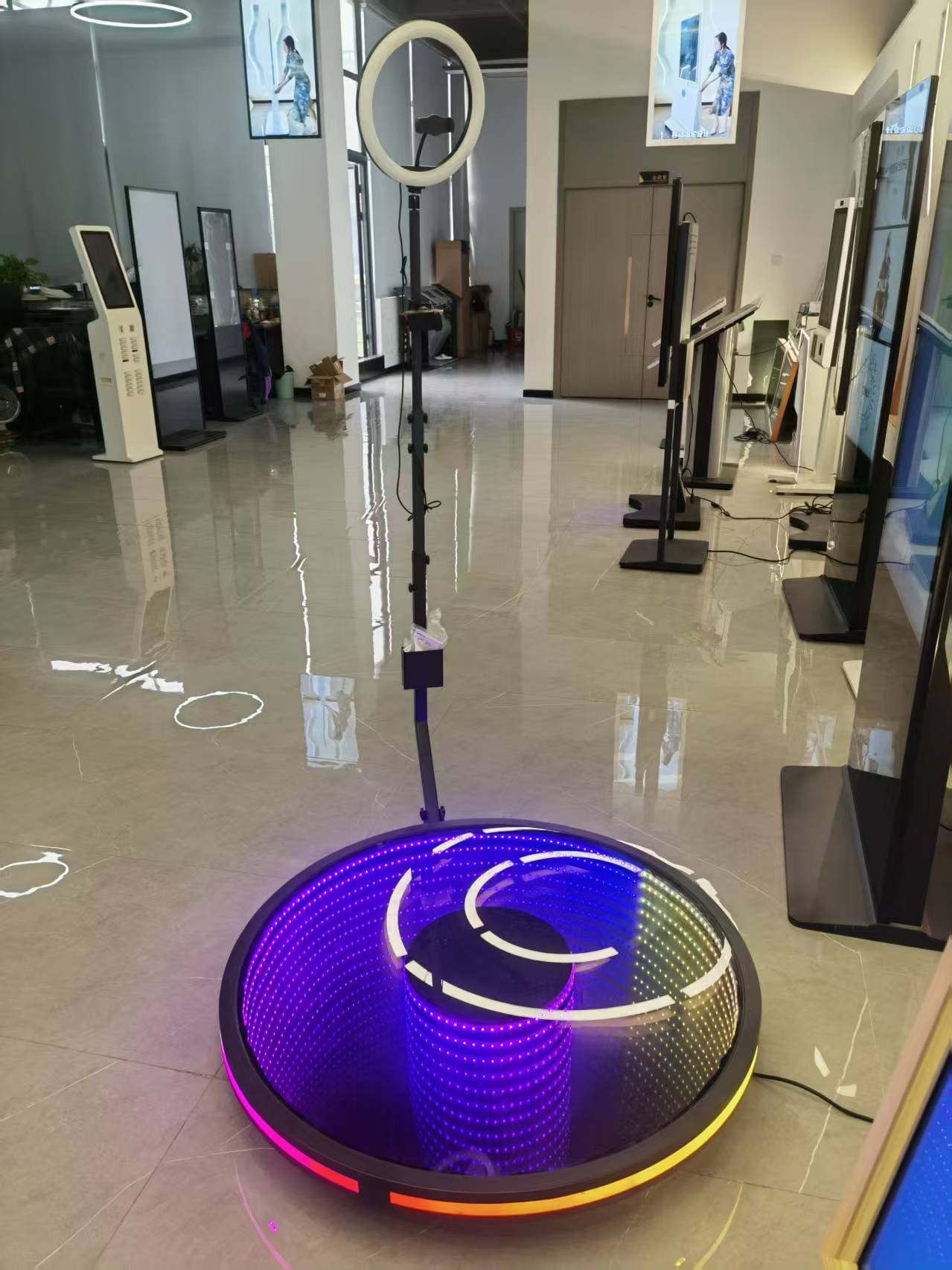 360 Photobooth LED Video stánok