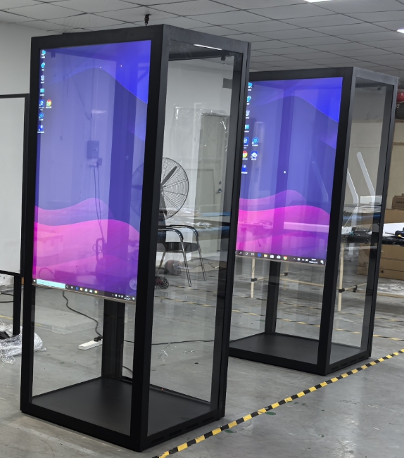 55 palcový dotyk Transparent OLED obrazovky zobrazenie zobrazenia
